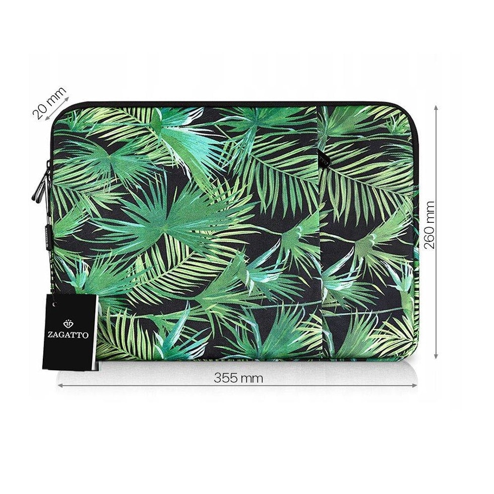 Husa laptop, Zagatto, ZG85, Nylon/Poliester, 13.3", 26x36x2.5 cm, Multicolor