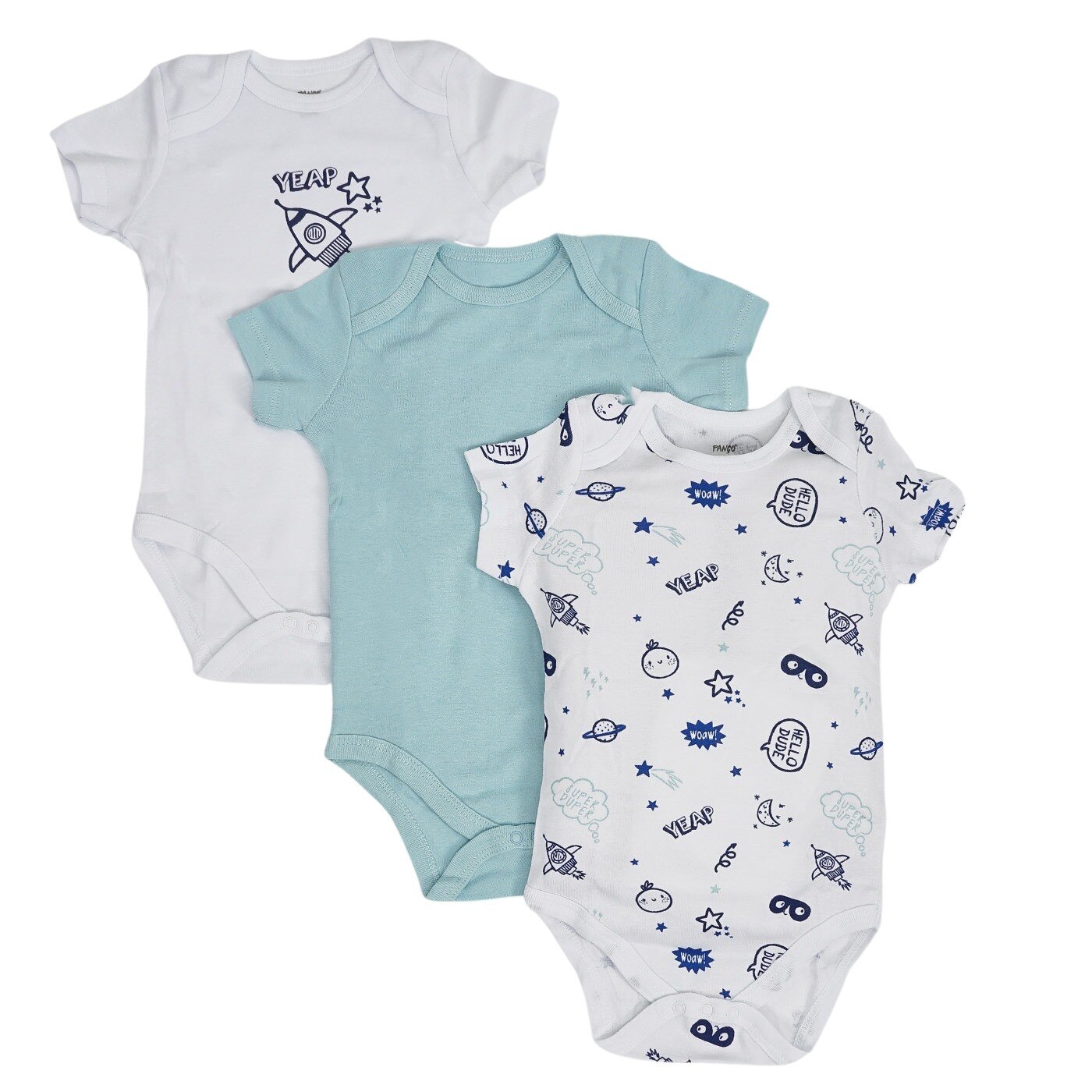 Set body pentru baieti, multicolor, colectia Flexible, marime 80