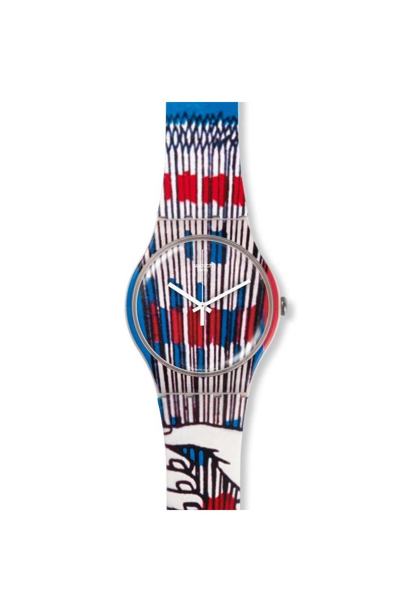 Ceas unisex Swatch, SUOM101, Multicolor