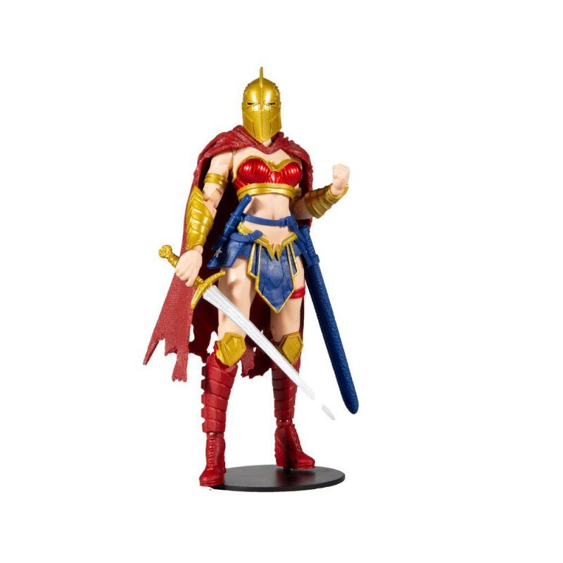 Figurina DC Multiverse LKOE Wonder Woman with Helmet of Fate , 18 cm, Multicolor