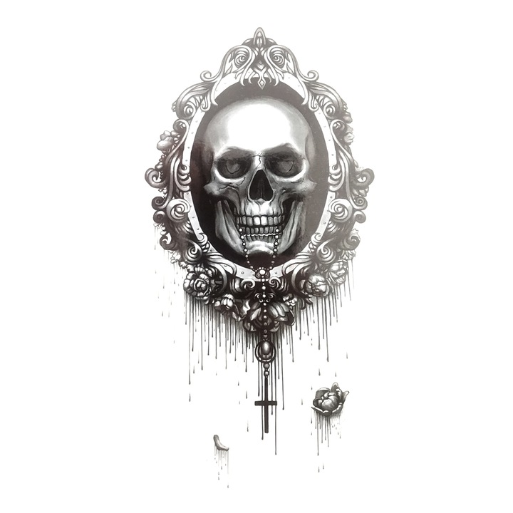 Tatuaj temporar 21 x 10 cm, Nevermore® GF827