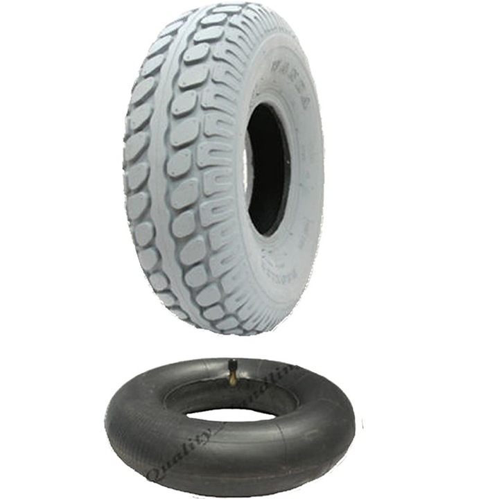 Anvelopa Mobility Scooter si tub interior Wanda P525, 330x100 mm, Negru