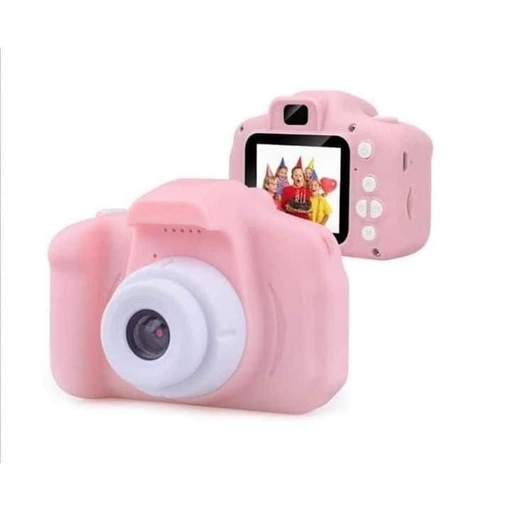 Дигитален детски фотоапарат, Дигитална камера за снимки и видео, Игри, Розов