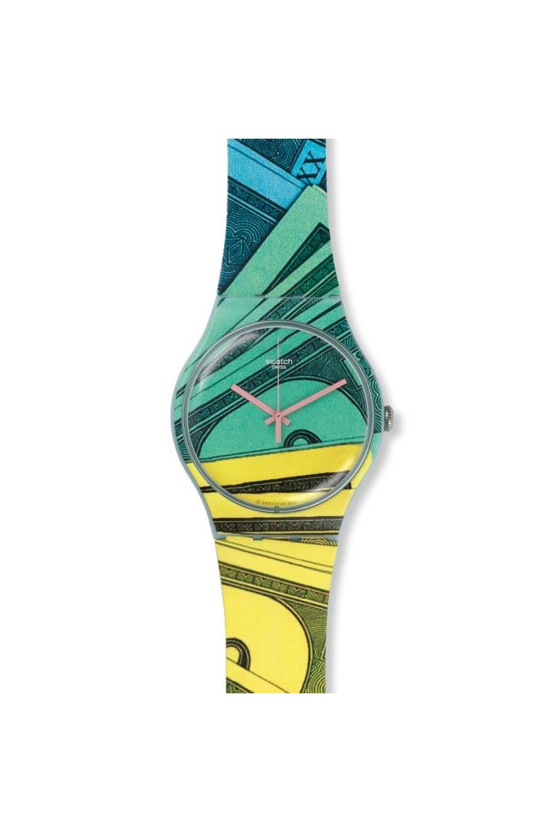 Ceas unisex Swatch, SUOG107, Multicolor