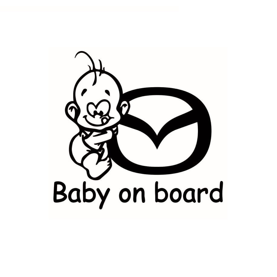 Autocolant cool baby on board Mazda