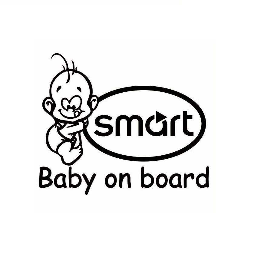 Autocolant cool baby on board Smart