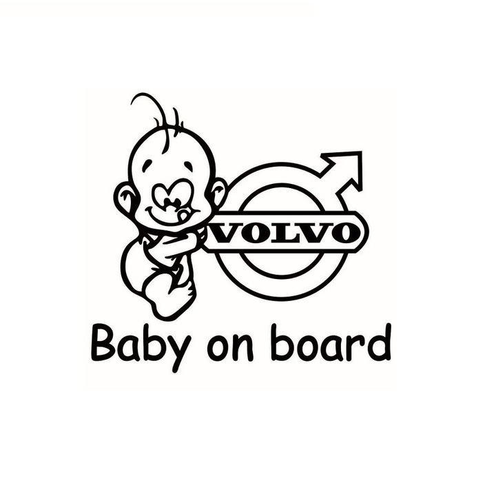 Menő baby on board Volvo matrica