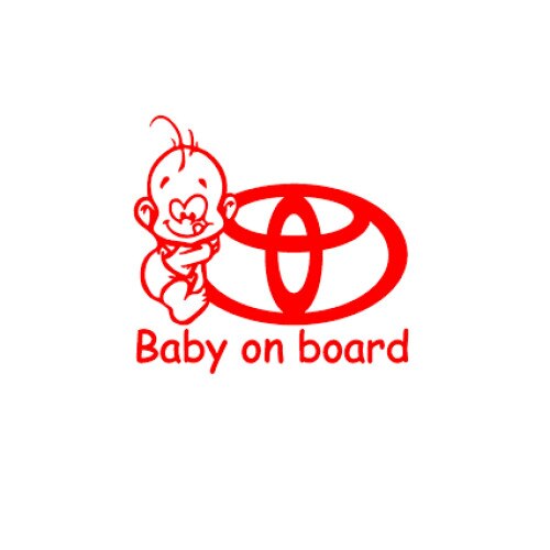 Autocolant cool baby on board Toyota