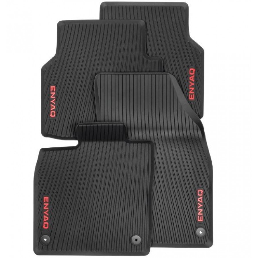 Set 4 covorase cauciuc compatibile cu Skoda Enyaq