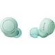 Casti In-Ear Sony WFC500G, True Wireless, Microfon, Bluetooth, IPX4, Autonomie 10 ore, Verde