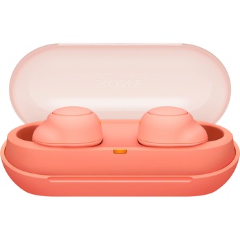 Casti In-Ear Sony WFC500D, True Wireless, Microfon, Bluetooth, IPX4, Autonomie 10 ore, Portocaliu Casti In-Ear Sony WFC500D, True Wireless, Microfon, Bluetooth, IPX4, Autonomie 10 ore, Portocaliu