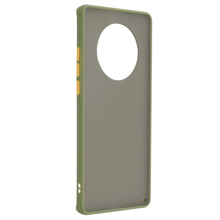 Husa de Protectie pentru Huawei Mate 40 Pro, Silicon TPU, Trendy Smoky Design, Verde Deschis
