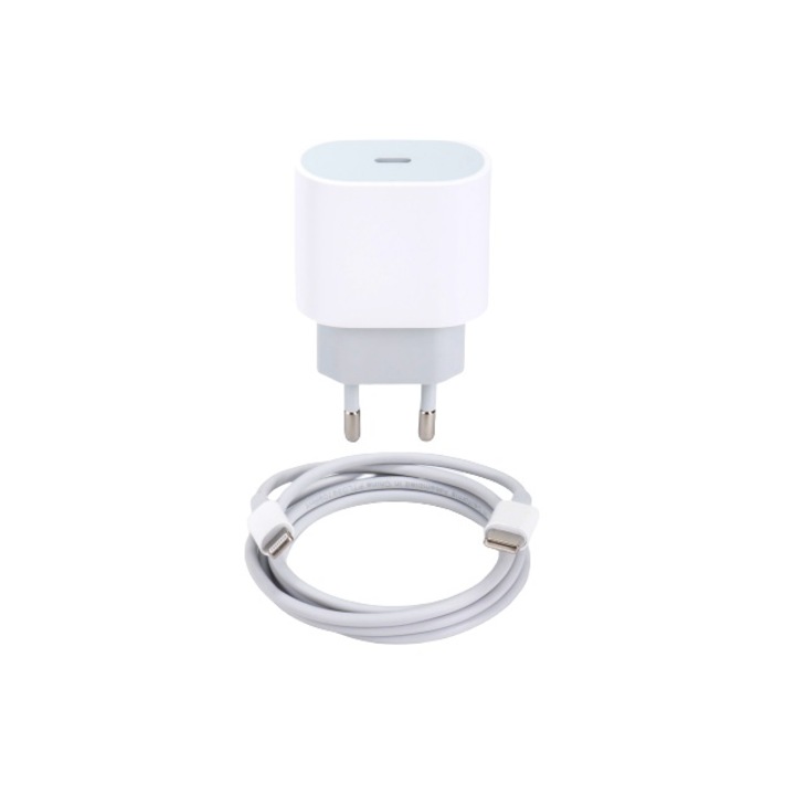 Адаптер BeSmart, USB Type-C +USB-C to lighting кабел за Iphone 11,11 PRO, 12, 12 PRO, 13, 13 PRO, 14, 14PRO 20 watt