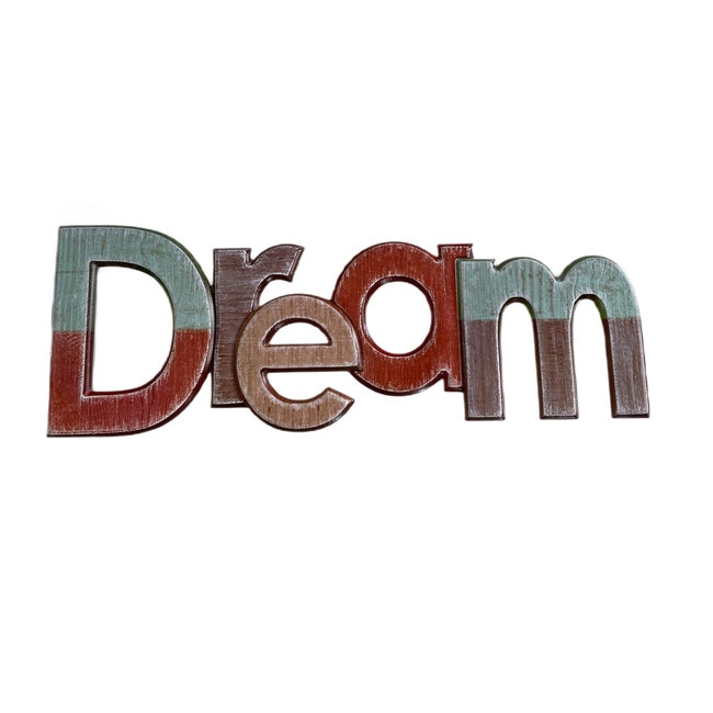 Sticker de perete DREAM, 40 x 18 cm, Multicolor, JMB-BBL2924