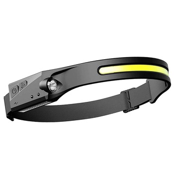 Lanterna frontala LED Kosiil, 350 lumeni, Negru Lanterna frontala LED Kosiil, 350 lumeni, Negru