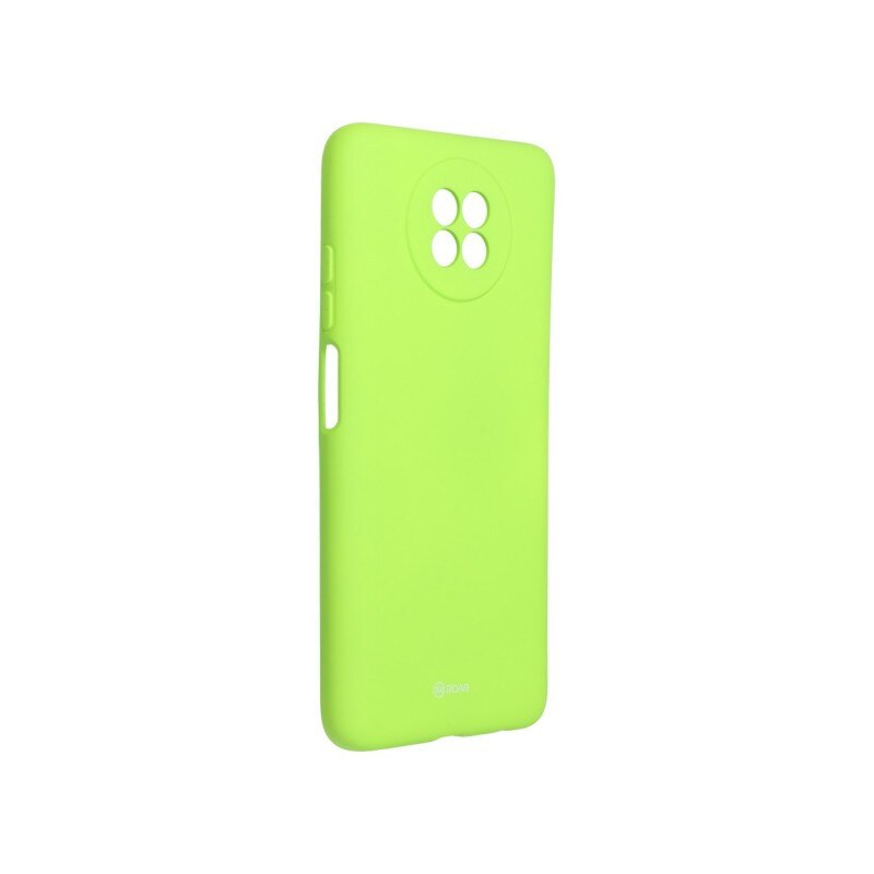 Husa Spate Silicon Roar Jelly Compatibila Cu Xiaomi Redmi Note 9 5G, Verde Lamaie