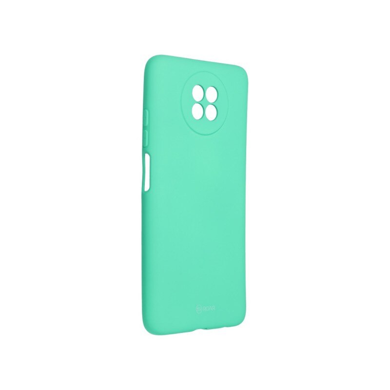 Husa Spate Silicon Roar Jelly Compatibila Cu Xiaomi Redmi Note 9 5G, Verde Menta