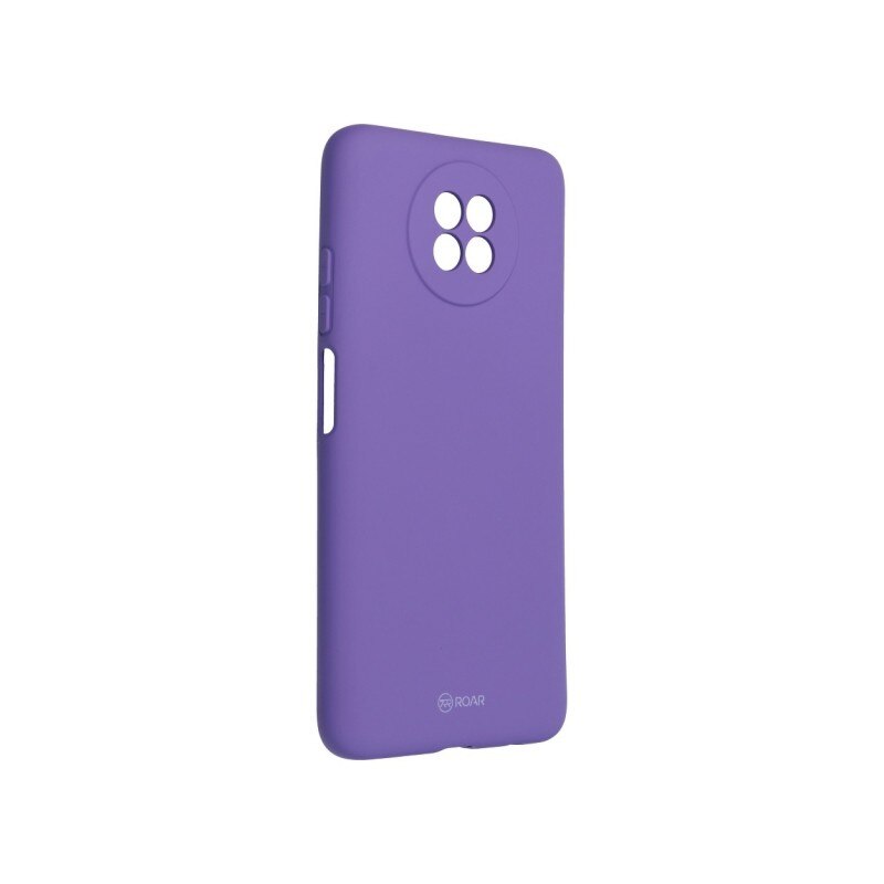Husa Spate Silicon Roar Jelly Compatibila Cu Xiaomi Redmi Note 9 5G, Mov