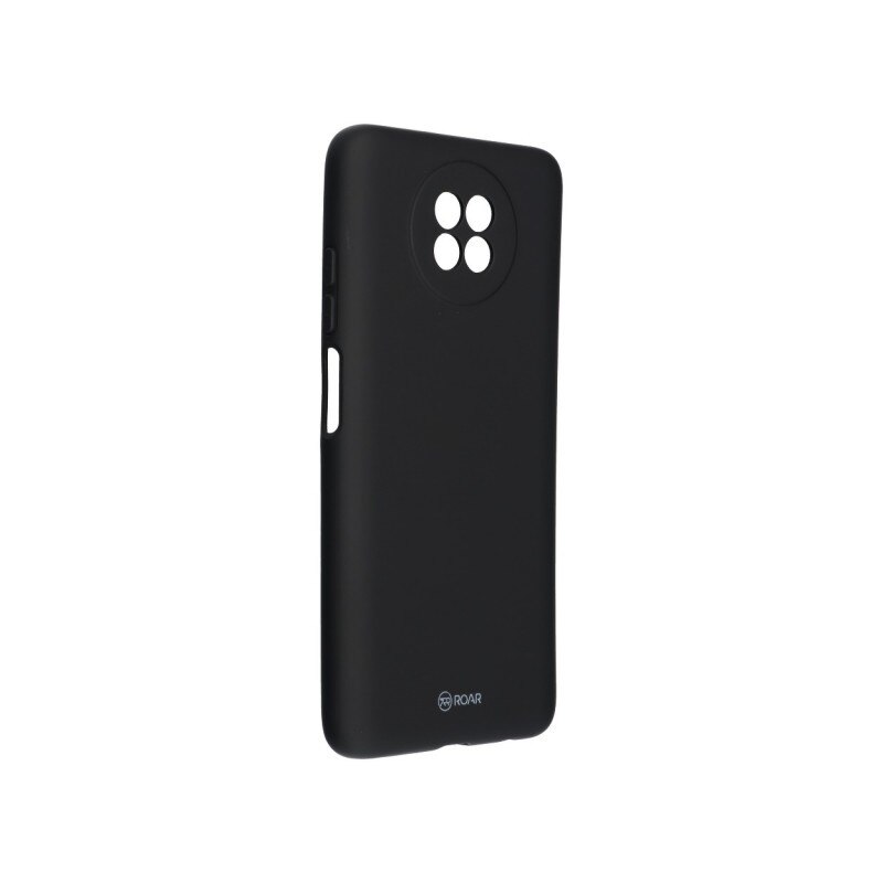 Husa Spate Silicon Roar Jelly Compatibila Cu Xiaomi Redmi Note 9 5G, Negru
