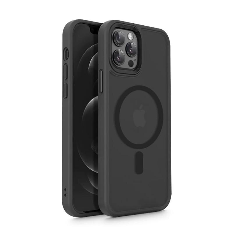 Carcasa TECH-PROTECT MAGMAT MagSafe compatibila cu iPhone 12/12 Pro Matte Black