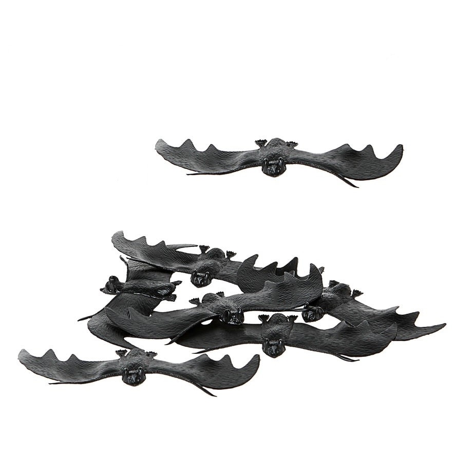 Set Halloween 6 lilieci negri