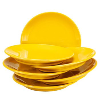 Set 6 farfurii desert pentru casa familiei tale, Cesiro, Ø 16,5 cm, Galben Set 6 farfurii desert pentru casa familiei tale, Cesiro, Ø 16,5 cm, Galben
