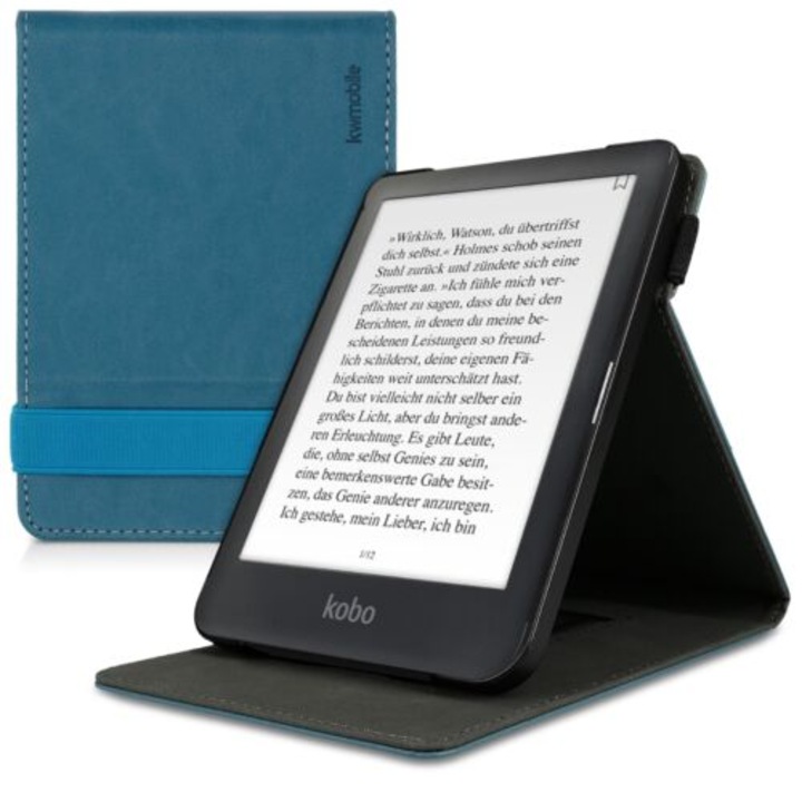 Kobo Clara HD tok, Eco-bőr, kék, 46214.78
