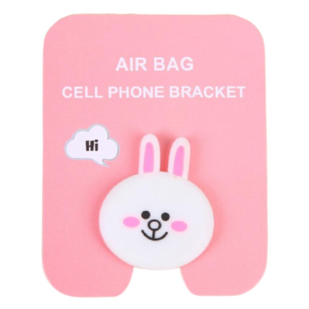 Suport Stand Adeziv Popsocket Zenuk® Pentru Telefon - Iepure, PopGrip, Universal, Alb