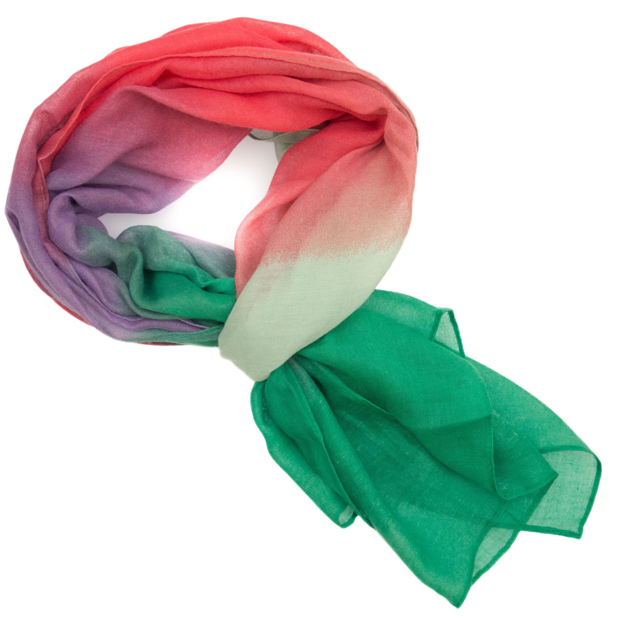 Esarfa de dama, Buticcochet, 100% viscoza, degrade multicolor - ES706