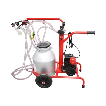 Aparat de muls oi 1 post bidon 30L aluminiu cu vid in cadru (vacuum) Breckner Germany Aparat de muls oi 1 post bidon 30L aluminiu cu vid in cadru (vacuum) Breckner Germany