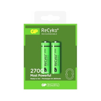 Set 2 bucati baterii reincarcabile gp aa 2600mah Set 2 bucati baterii reincarcabile gp aa 2600mah