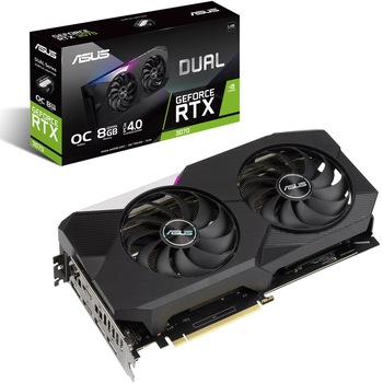Placa video ASUS Dual GeForce RTX️ 3070 V2 LHR, 8GB GDDR6, 256-bit