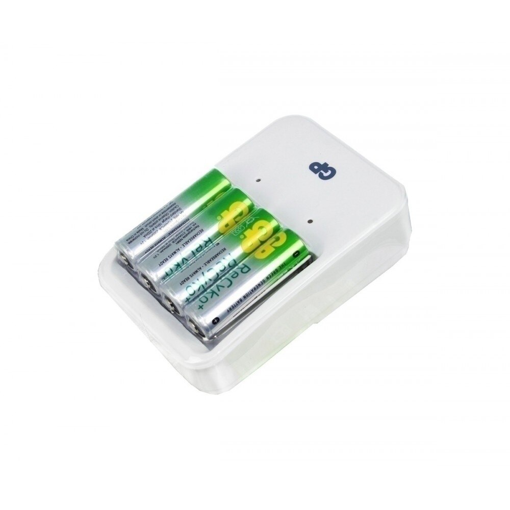 Gp recyko Plus incarcator pb420 pentru acumulatori aa/aaa cu baterii aa 4 x aa 2100mah