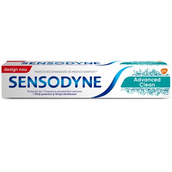 Pasta de dinti Sensodyne Advanced Clean, 75ml Pasta de dinti Sensodyne Advanced Clean, 75ml