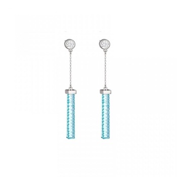 Cercei de argint Preciosa, Aqua, Crystal Line, Albastru Cercei de argint Preciosa, Aqua, Crystal Line, Albastru