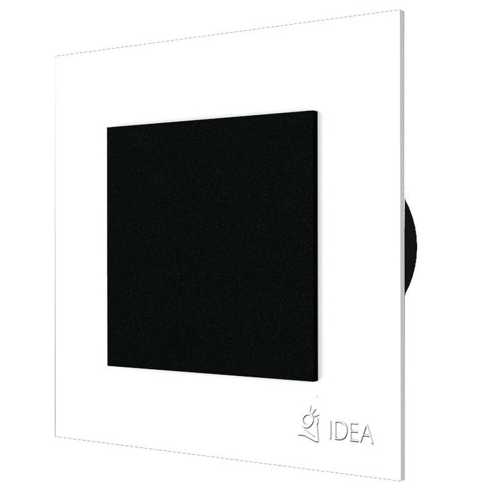 Вентилатор за баня, IDEA Ø100, White Pure-Black Starlight, Бял/Черен