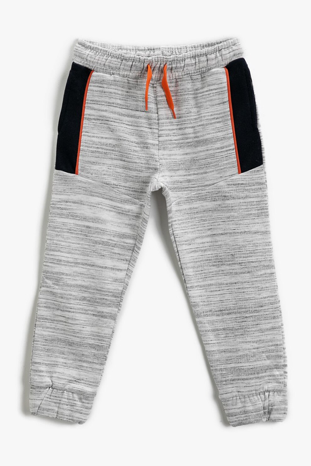 KOTON, Pantaloni sport cu segmente contrastante, Gri