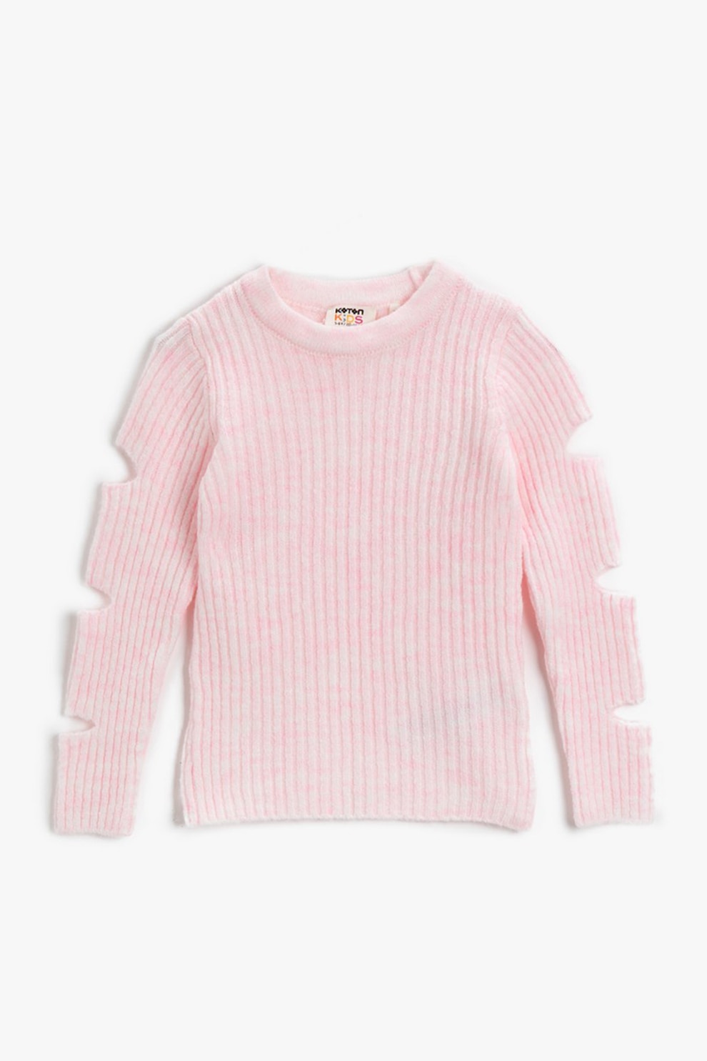 KOTON, Pulover cu decupaje pe maneci, Roz