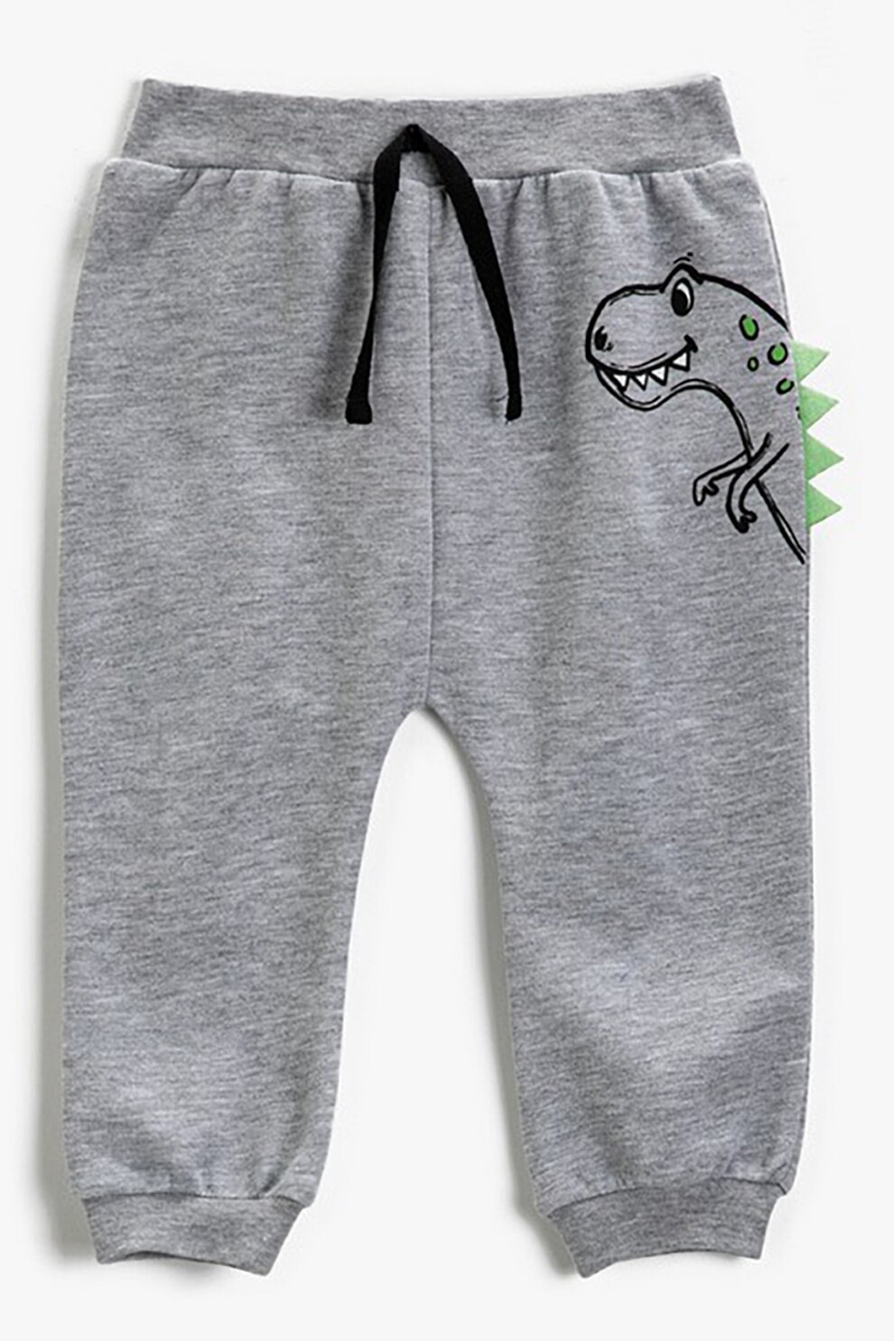 KOTON, Pantaloni sport din amestec de bumbac, Gri melange