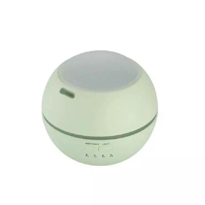 Umidificator SIKS® ultrasunete, proiectie lumini multicolore, difuzor aroma, verde