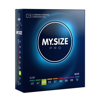 Prezervative MY SIZE PRO 49 x3 buc Prezervative MY SIZE PRO 49 x3 buc