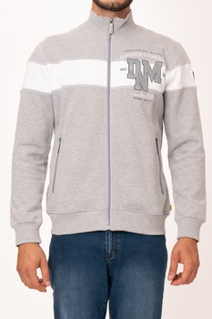 Pulover barbati Budmil Daniel, Bumbac/Poliester, Gri, Gri Pulover barbati Budmil Daniel, Bumbac/Poliester, Gri, Gri