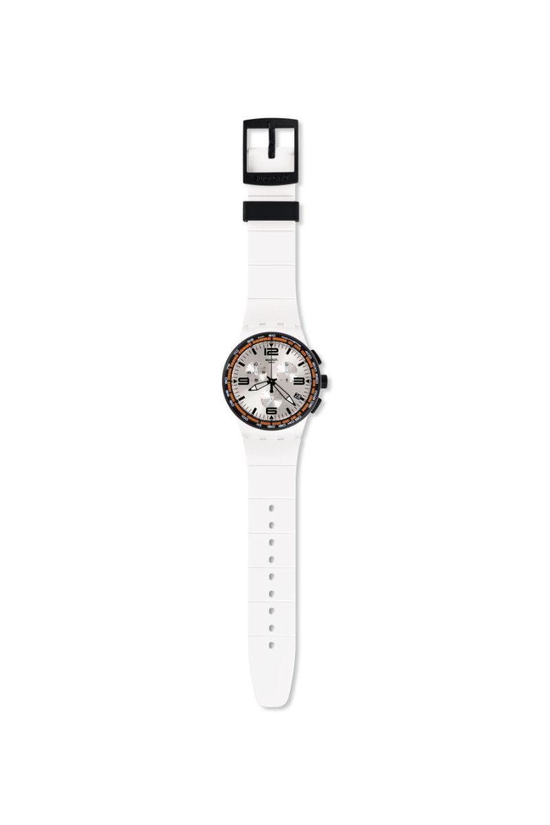 Ceas unisex Swatch, SUSW405, Alb