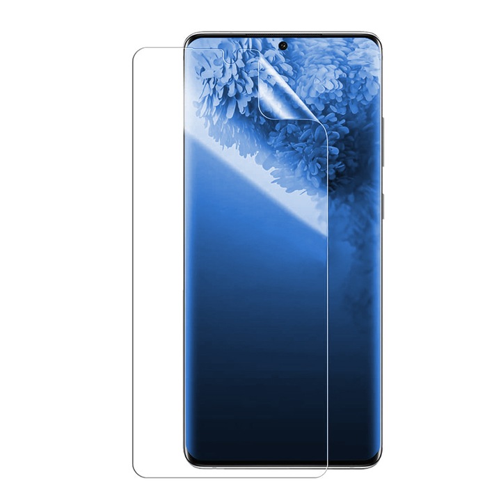 Фолио Hydro-Glass 165 за Samsung Galaxy J1 NXT, подходящо за пръстови отпечатъци, регенерируем силиконов хидрогел, пълно лепило, защитен дисплей, лесна инсталация