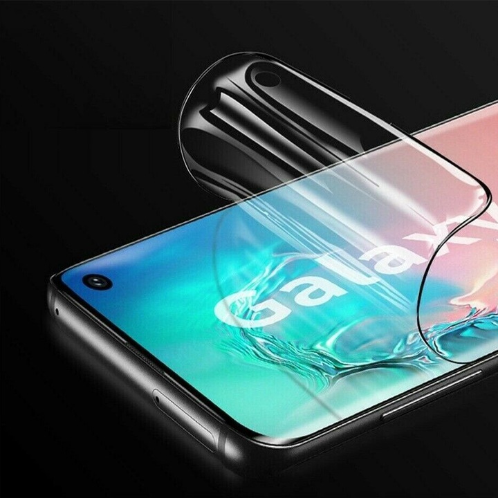 Folie de Protectie din Silicon Hydrogel Regenerabil compatibila cu Oneplus Nord 3, Flexible Hydro-Crystal, Protectie Completa cu Lipire pe Toata Suprafata, Instalare usoara, Optim Tech Protection