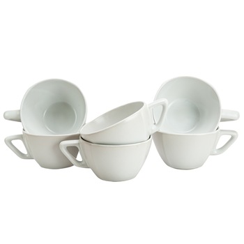 Set 6 cani jumbo pentru casa familiei tale, Ø 13 cm, 400 ml, Alb Mat Set 6 cani jumbo pentru casa familiei tale, Ø 13 cm, 400 ml, Alb Mat