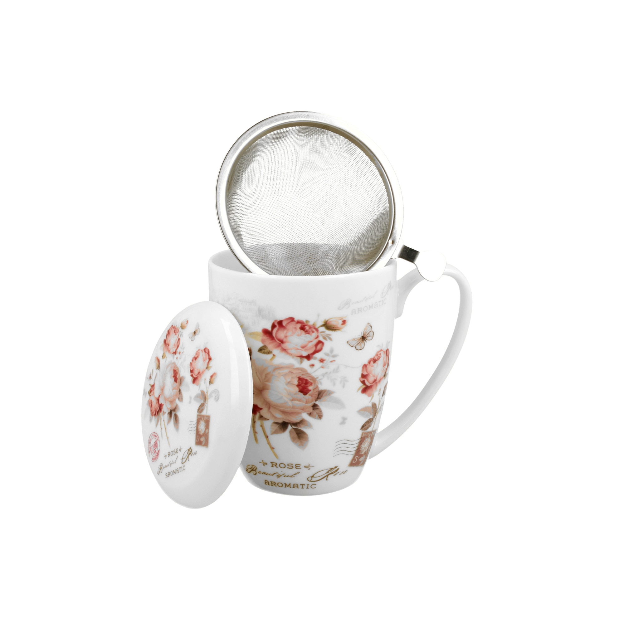 Cana cu infuzor metalic pentru ceai, Secession, 420 ml