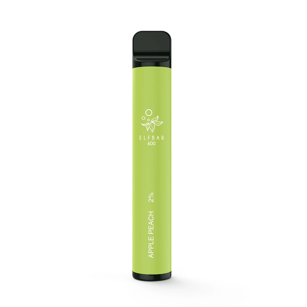 Kit Tigara Electronica Elf Bar Vape Pen - Apple Peach , Dispozitiv de unica folosinta ,2ml ,20mg NicSalt , autonomie ,600 pufuri