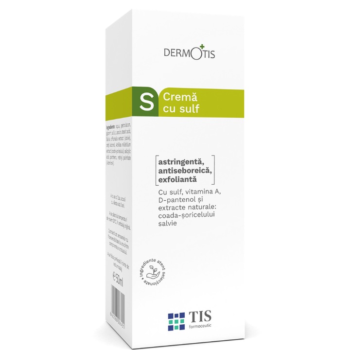 Сярен крем, Tis Farmaceutic, 50 мл