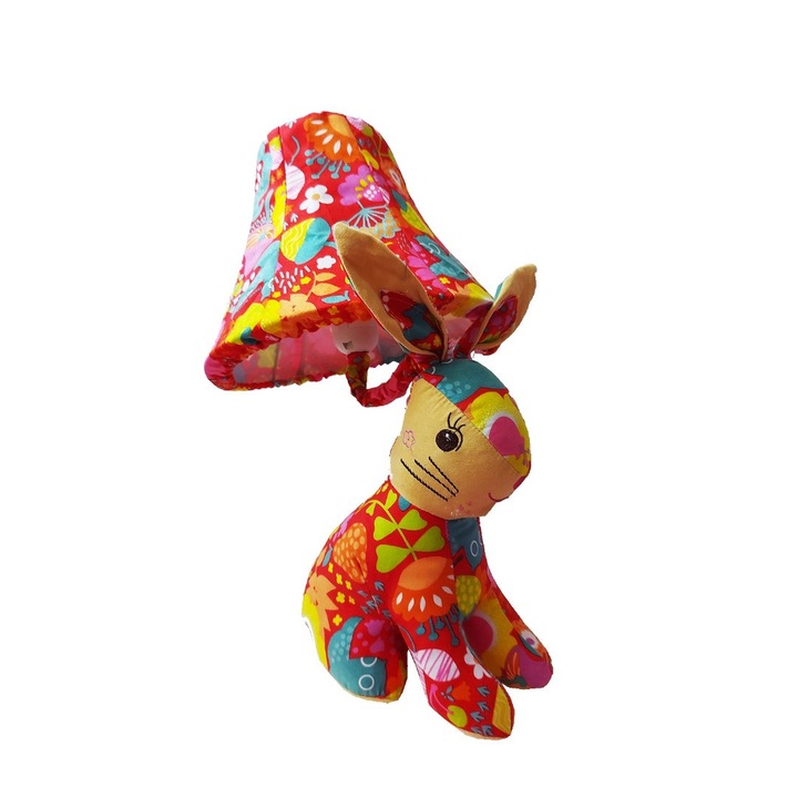 Veioza de masa, In forma de Iepure, 54 cm, soclu E14, 40W, 1093XD